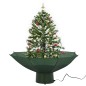 vidaXL Árbol de Navidad con nieve con base en paraguas verde 75 cm vidaXL Árbol de Navidad con nieve con base en paraguas verde 75 cm