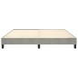 vidaXL Estructura de cama box spring terciopelo gris claro 180x200 cm vidaXL Estructura de cama box spring terciopelo gris claro 180x200 cm