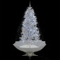 vidaXL Árbol de Navidad con nieve con base en paraguas blanco 190 cm vidaXL Árbol de Navidad con nieve con base en paraguas blanco 190 cm
