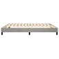 vidaXL Estructura de cama box spring terciopelo gris claro 180x200 cm vidaXL Estructura de cama box spring terciopelo gris claro 180x200 cm