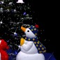 vidaXL Árbol de Navidad con nieve con base de paraguas PVC azul 75 cm vidaXL Árbol de Navidad con nieve con base de paraguas PVC azul 75 cm