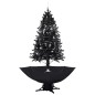 vidaXL Árbol de Navidad con nieve y base de paraguas PVC negro 190 cm vidaXL Árbol de Navidad con nieve y base de paraguas PVC negro 190 cm
