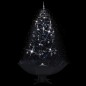 vidaXL Árbol de Navidad con nieve y base de paraguas PVC negro 190 cm vidaXL Árbol de Navidad con nieve y base de paraguas PVC negro 190 cm