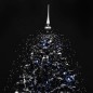 vidaXL Árbol de Navidad con nieve y base de paraguas PVC negro 190 cm vidaXL Árbol de Navidad con nieve y base de paraguas PVC negro 190 cm