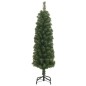 vidaXL Árbol de Navidad artificial delgado y soporte PVC verde 150 cm vidaXL Árbol de Navidad artificial delgado y soporte PVC verde 150 cm