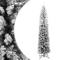 vidaXL Árbol de Navidad artificial delgado verde con nieve PVC 240 cm vidaXL Árbol de Navidad artificial delgado verde con nieve PVC 240 cm