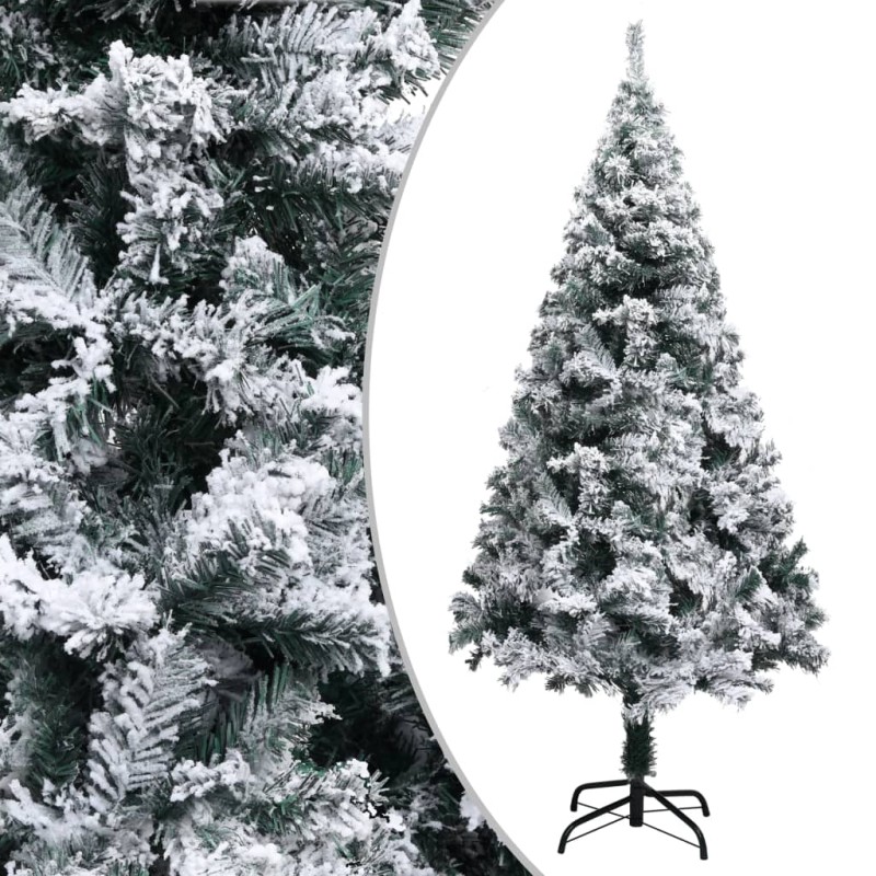vidaXL Árbol de Navidad artificial verde con nieve 150 cm vidaXL Árbol de Navidad artificial verde con nieve 150 cm
