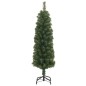 vidaXL Árbol de Navidad artificial delgado y soporte PVC verde 120 cm vidaXL Árbol de Navidad artificial delgado y soporte PVC verde 120 cm
