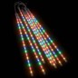 vidaXL Luces meteorito 8 uds de colores 288 LEDs interior exterior