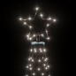 vidaXL Árbol de Navidad con poste de metal 1400 LEDs blanco frío 5 m vidaXL Árbol de Navidad con poste de metal 1400 LEDs blanco frío 5 m
