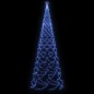 vidaXL Árbol de Navidad con poste de metal 1400 LEDs azul 5 m vidaXL Árbol de Navidad con poste de metal 1400 LEDs azul 5 m