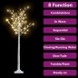 vidaXL Árbol de Navidad LED blanco cálido sauce interior exterior 1,5m vidaXL Árbol de Navidad LED blanco cálido sauce interior exterior 1,5m