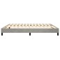 vidaXL Estructura de cama box spring terciopelo gris claro 160x200 cm vidaXL Estructura de cama box spring terciopelo gris claro 160x200 cm