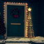 vidaXL Árbol de Navidad forma de cono 70 LED blanco cálido 50x120 cm vidaXL Árbol de Navidad forma de cono 70 LED blanco cálido 50x120 cm