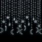vidaXL Luces estrella y luna 345 LEDs blanco frío con control remoto vidaXL Luces estrella y luna 345 LEDs blanco frío con control remoto