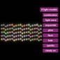 vidaXL Cortina de luces estrellas 500 LEDs de colores 8 funciones vidaXL Cortina de luces estrellas 500 LEDs de colores 8 funciones