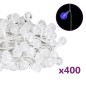 vidaXL Guirnalda de luces globos 8 funciones 40 m 400 LEDs azul vidaXL Guirnalda de luces globos 8 funciones 40 m 400 LEDs azul