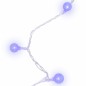 vidaXL Guirnalda de luces globos 8 funciones 40 m 400 LEDs azul vidaXL Guirnalda de luces globos 8 funciones 40 m 400 LEDs azul