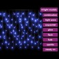 vidaXL Cortina luces carámbano 10m 400 LED azul 8 funciones vidaXL Cortina luces carámbano 10m 400 LED azul 8 funciones
