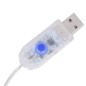 vidaXL Cortina luces carámbano 3x3 m 300 LEDs azul 8 funciones vidaXL Cortina luces carámbano 3x3 m 300 LEDs azul 8 funciones