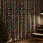 vidaXL Cortina de luces 3x3 m 300 LED de colores 8 funciones vidaXL Cortina de luces 3x3 m 300 LED de colores 8 funciones