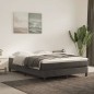 vidaXL Estructura de cama box spring terciopelo gris oscuro 140x200 cm vidaXL Estructura de cama box spring terciopelo gris oscuro 140x200 cm