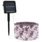 vidaXL Tira de luces solares LED 5 uds blanco cálido interior/exterior vidaXL Tira de luces solares LED 5 uds blanco cálido interior/exterior