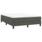 vidaXL Estructura de cama box spring terciopelo gris oscuro 140x200 cm vidaXL Estructura de cama box spring terciopelo gris oscuro 140x200 cm