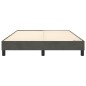 vidaXL Estructura de cama box spring terciopelo gris oscuro 140x200 cm vidaXL Estructura de cama box spring terciopelo gris oscuro 140x200 cm