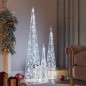 vidaXL Cono de luz LED decorativo acrílico blanco frío 60/90/120 cm vidaXL Cono de luz LED decorativo acrílico blanco frío 60/90/120 cm