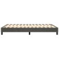 vidaXL Estructura de cama box spring terciopelo gris oscuro 140x200 cm vidaXL Estructura de cama box spring terciopelo gris oscuro 140x200 cm