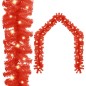 vidaXL Guirnalda de Navidad con luces LED rojo 5 m vidaXL Guirnalda de Navidad con luces LED rojo 5 m