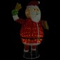 vidaXL Papá Noel de Navidad decorativo con LEDs tela lujosa 180 cm vidaXL Papá Noel de Navidad decorativo con LEDs tela lujosa 180 cm