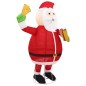 vidaXL Papá Noel de Navidad decorativo con LEDs tela lujosa 180 cm vidaXL Papá Noel de Navidad decorativo con LEDs tela lujosa 180 cm