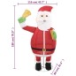 vidaXL Papá Noel de Navidad decorativo con LEDs tela lujosa 180 cm vidaXL Papá Noel de Navidad decorativo con LEDs tela lujosa 180 cm