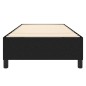 vidaXL Estructura de cama box spring tela negro 80x200 cm