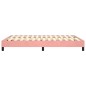 vidaXL Estructura de cama box spring terciopelo rosa 140x190 cm vidaXL Estructura de cama box spring terciopelo rosa 140x190 cm
