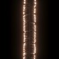 vidaXL Tira de luces de racimo con 1000 LED PVC blanco cálido 11 m vidaXL Tira de luces de racimo con 1000 LED PVC blanco cálido 11 m