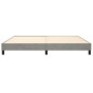 vidaXL Estructura de cama box spring terciopelo gris claro 200x200 cm vidaXL Estructura de cama box spring terciopelo gris claro 200x200 cm