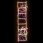 vidaXL Figura plegable de Papá Noel en escalera con 552 LEDs 50x200 cm vidaXL Figura plegable de Papá Noel en escalera con 552 LEDs 50x200 cm