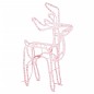 vidaXL Figura de reno de Navidad blanco cálido 76x42x87 cm vidaXL Figura de reno de Navidad blanco cálido 76x42x87 cm