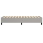 vidaXL Estructura de cama box spring tela gris claro 80x200 cm vidaXL Estructura de cama box spring tela gris claro 80x200 cm