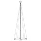 vidaXL Árbol de Navidad cónico 310 LED blanco cálido 100x300 cm vidaXL Árbol de Navidad cónico 310 LED blanco cálido 100x300 cm