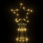 vidaXL Árbol de Navidad cónico 310 LED blanco cálido 100x300 cm vidaXL Árbol de Navidad cónico 310 LED blanco cálido 100x300 cm