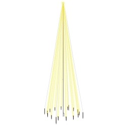 vidaXL Árbol de Navidad con pincho 1134 LED blanco cálido 800 cm
