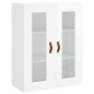 vidaXL Aparador alto madera contrachapada blanco brillo 69,5x34x180 cm vidaXL Aparador alto madera contrachapada blanco brillo 69,5x34x180 cm
