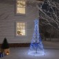 vidaXL Árbol de Navidad con pincho 200 LED azul 180 cm vidaXL Árbol de Navidad con pincho 200 LED azul 180 cm
