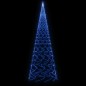 vidaXL Árbol de Navidad con pincho 3000 LED azul 800 cm vidaXL Árbol de Navidad con pincho 3000 LED azul 800 cm