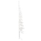 vidaXL Medio árbol de Navidad artificial con soporte blanco 180 cm vidaXL Medio árbol de Navidad artificial con soporte blanco 180 cm