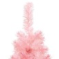 vidaXL Medio árbol de Navidad artificial con soporte rosa 150 cm vidaXL Medio árbol de Navidad artificial con soporte rosa 150 cm
